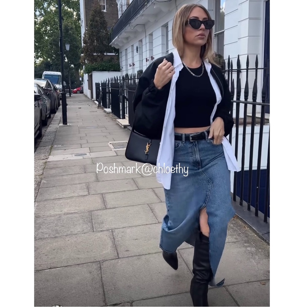 Zara DENIM SKIRT TRF - Picture 5 of 16